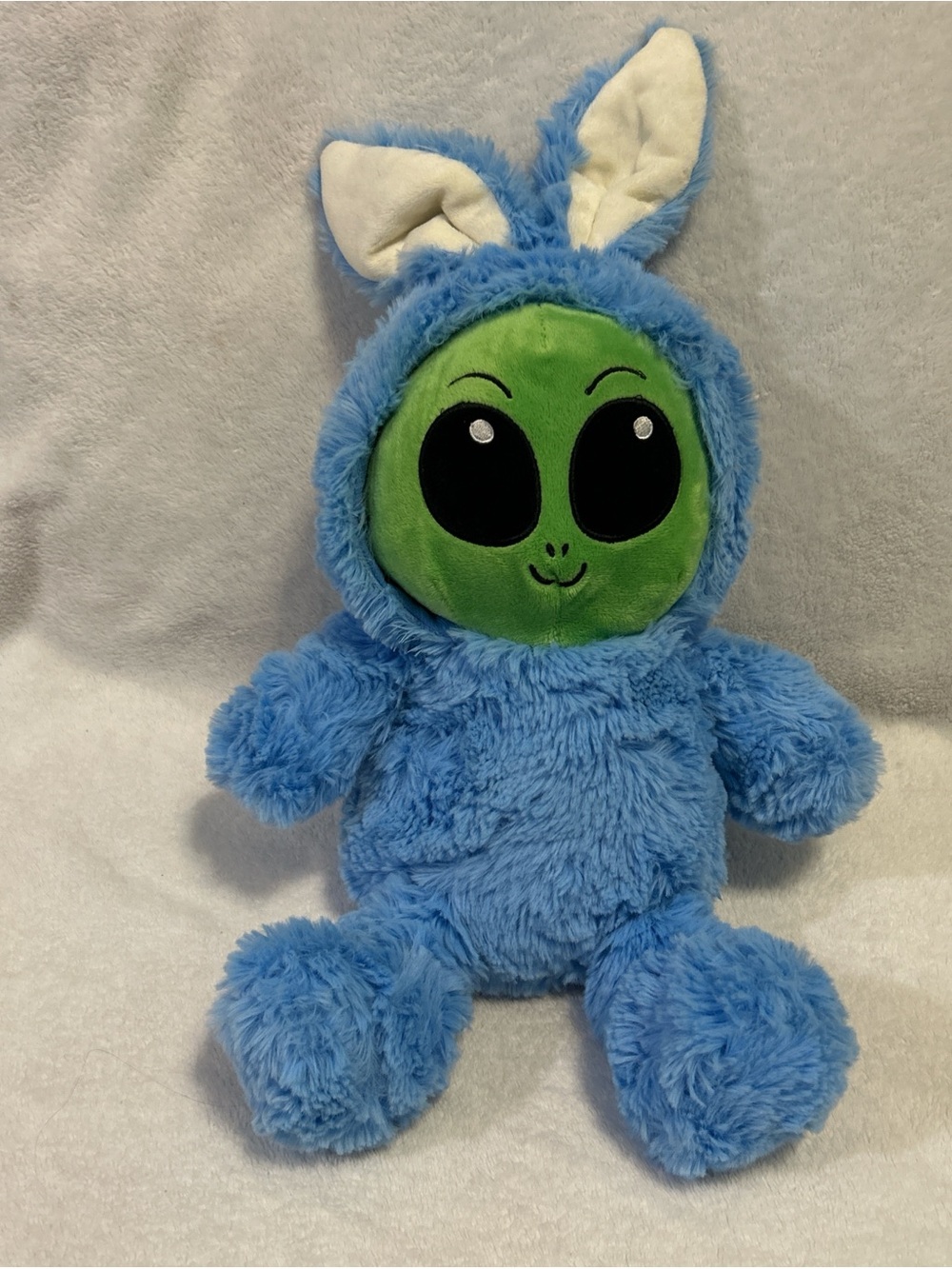 Source Unknown Plush Alien Bunny - Blue Body with Green Face